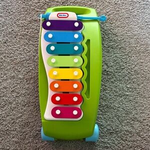 Little Tikes Green Rainbow Xylophone Push Toy - Colorful Musical Fun for Kids